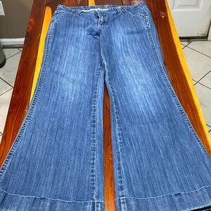 Vintage Mudd  Jeans Stylish Blue Flare Jeans for Women Z108